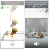 VOUNOT® Vordach für Haustür, 100 x 80 cm Transparentes Produktbild-Vorschau 4