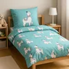 Bettwäsche 135x200/80x80cm 2-teilig Lama – Microfaser Produktbild-Vorschau 7
