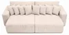Kaiser Möbel Schlafsofa, Cordstoff Poso, Beige, PIANO Produktbild-Vorschau 4