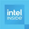 The Intel Inside logo is displayed on a light blue background. Produktbild-Vorschau