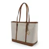 Michael Kors Jet Set Travel Large Zip Tote Vanilla Braun MK Produktbild-Vorschau 9