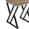 Moderner Beistelltisch TRAVERSO 40cm Industrie-Look taupe Produktbild-Vorschau 3