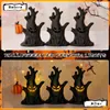 Halloween Deko Geister Baumstumpf mit LED Licht, Halloween Produktbild-Vorschau 3