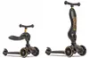 Kinder Scooter 2in1 Scoot & Ride Highwaykick 1 Black Gold Produktbild-Vorschau 5