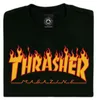 Thrasher Flame Kurzarm-t-shirt Orange M Herren Orange M Produktbild-Vorschau 7