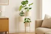 Loft Metall Blumenkasten für 3 Blumentöpfe creme 39×29×68 Produktbild-Vorschau 2