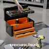 Coffre à outils HOMCOM, 49,7 x 25,3 x 28,9 cm, avec tiroir Voir les images du produit 4