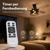 Deckenventilator mit Beleuchtung und Fernbedienung, Φ112cm Produktbild-Vorschau 5
