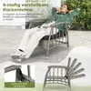 COSTWAY Gartenmöbel Set Polyrattan, Balkonmöbel mit Produktbild-Vorschau 5