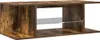 vidaXL TV skrinka s LED osvetlením Smoked Oak 90x39x30 cm Náhľad obrázku produktu 5