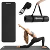 Tapis de yoga HyperMotion NBR 183 x 61 x 0,8 cm Noir – Voir les images du produit 1