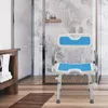 XINZI Duschstuhl mit Blauem Anti-Rutsch-Sitzkissen - Produktbild-Vorschau 8