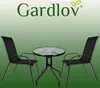 Gardlov 20707 Balkónový set stôl + 2 stoličky čierny Náhľad obrázku produktu 7