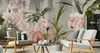 Muralo Selbstklebende Fototapete FLAMINGOS Vögel Blumen Produktbild-Vorschau 5