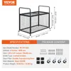 A diagram showing a wire storage cart with dimensions and specifications, along with package contents. Anteprima dell’immagine prodotto