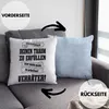 Trendation - Jobwechsel Deko-Kissen mit Füllung 40x40 Produktbild-Vorschau 2