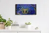 Leinwand Uhr Küche Wohnzimmer Bild 60x30 Kunst Paar auf Produktbild-Vorschau 3