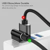 Cavo USB angolato con spina a 90° cavo di ricarica rapida Anteprima dell’immagine prodotto 3