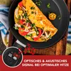 MAXXMEE Aluminium-Pfanne geschmiedet 24cm schwarz mit Produktbild-Vorschau 2