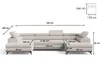 GrainGold Ecksofa U-Form Argon - Ecksofa mit Produktbild-Vorschau 7
