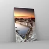 Bilder auf glas - Einteilig - Brücke Boot Meer - 80x120cm - Produktbild-Vorschau 4