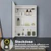 LED Spiegelschrank 50x70cm mit 3 Lichtfarbe Dimmbar Produktbild-Vorschau 4