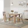 Homestyle4u Esstisch ausziehbar Braun Esszimmertisch Produktbild-Vorschau 1