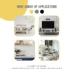 Collage of four interior design scenes showcasing different applications of wall panels, with text overlay. Produktbild-Vorschau