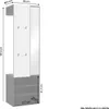 byLIVING Kompaktgarderobe ANDORRA / Weiß, schwarz / Produktbild-Vorschau 3