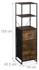 Relaxdays Vintage Regal, 3 Schubladen, 3 Ablagen, Produktbild-Vorschau 14