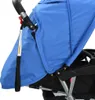 vidaXL Poussette tandem acier bleu et noir Voir les images du produit 6