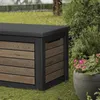 Keter Gartenbox "Northwood" 623L - Walnuss - 155x72x70 cm - Produktbild-Vorschau 3