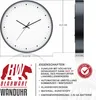 BEARWARE Wanduhr rund mit 24 cm Durchmesser Analoge Anzeige Produktbild-Vorschau 2