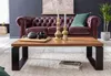 FineBuy Table basse en bois massif de Sheesham 115cm - Voir les images du produit 4