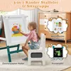 COSTWAY Kinder Staffelei mit Stuhl, höhenverstellbare Produktbild-Vorschau 7
