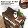 Étagère sur pied COSTWAY en bois avec structure métallique, Voir les images du produit 5
