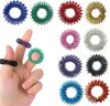 10 Stück Akupressur Ring Set, Massageringe Für Finger, Produktbild-Vorschau 1