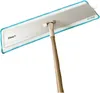 A mop with a microfiber pad and a handle, presented against a white background. Produktbild-Vorschau