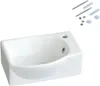 AQUABATOA Asymmetrische Waschbecken 40.5 x 28 x 12 Produktbild-Vorschau 6
