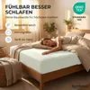 Komfortec Jersey Spannbettlaken 200x200 cm, 100% Baumwolle, Produktbild-Vorschau 4
