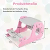 COSTWAY 4-in-1 kinderstatief met bankje en whiteboard, Productafbeelding-voorbeeld 3