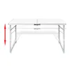 Campingtisch mit 4 Klappstühlen höhenverstellbar Aluminium Produktbild-Vorschau 12