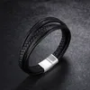 Lederarmband Männer Herren 20cm Magnetverschluss Bändchen Produktbild-Vorschau 4