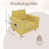MODFU Poltrona lounge con tasca laterale e comodo cuscino, Anteprima dell’immagine prodotto 6