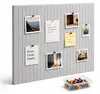 Relaxdays Filzpinnwand 9er Set, selbstklebende Rechtecke, Produktbild-Vorschau 1