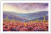 Poster - Poster ohne Rahmen - Feld Frau Landschaft - Produktbild-Vorschau 1