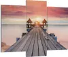 Bild auf Leinwand - Leinwandbild - 3 Teile - Brücke Holz Produktbild-Vorschau 1