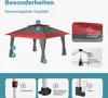 Wiltec Faltpavillon Moskitonetz 3,92 x 3,92 m grau rot, Produktbild-Vorschau 5