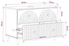 vidaXL Mobiletti per lavabo ALKMAAR, bianco, 82 x 41 x 59 Anteprima dell’immagine prodotto 8