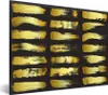 MuchoWow® MuchoWow® Gerahmtes Poster Goldene Streifen auf Produktbild-Vorschau 1